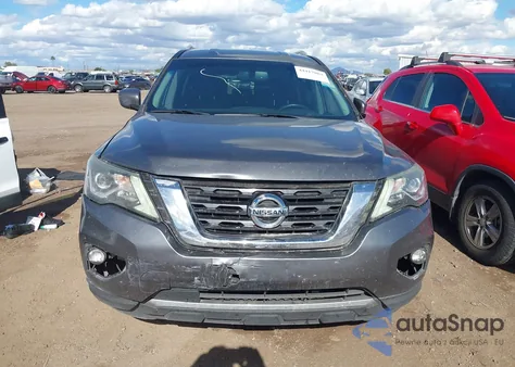 2019 Nissan Pathfinder Sv z USA, uszkodzony, nr VIN 5N1DR2MN2KC618247